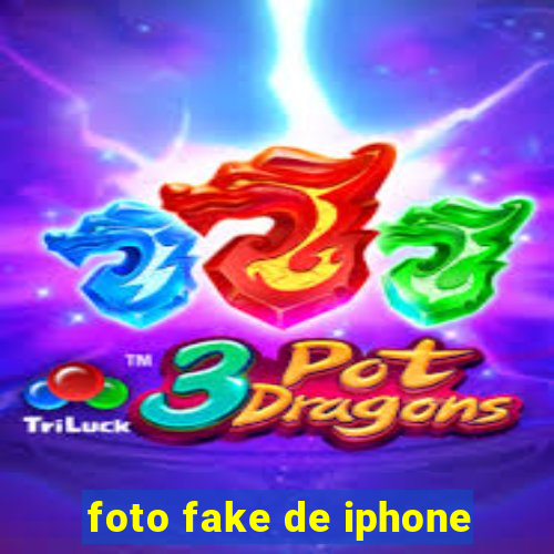 foto fake de iphone